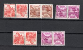 Timbres Suisse , Kehrdrucke ,  Neuf voir Photos