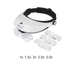 Lunettes grossissantes LED mains libres – 5 lentilles