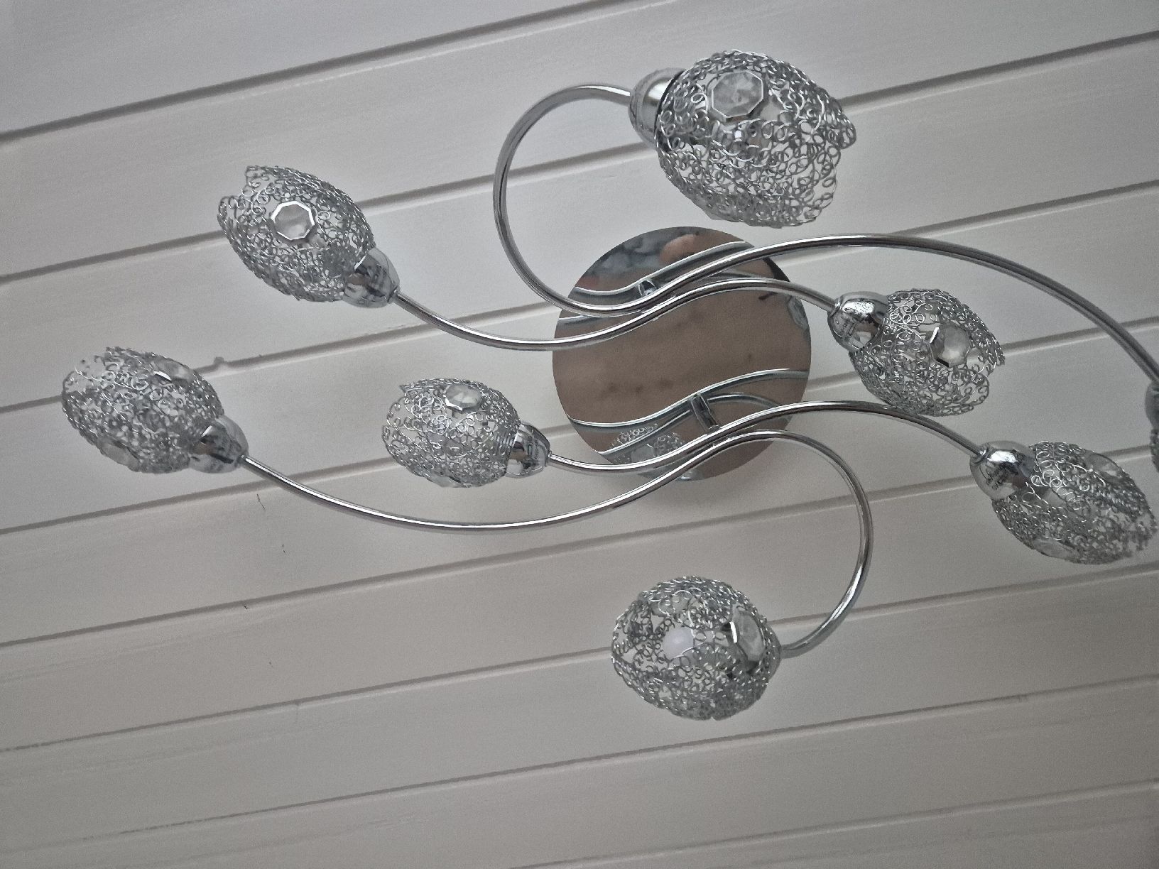 Lustres & lampes de plafonds: Moderne Deckenlampe Silber – D'occasion à Neftenbach par pnp_p22x 1