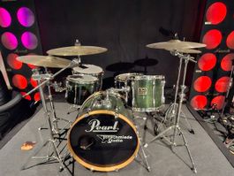 Pearl Export Series Schlagzeug dunkelgrün lackiert