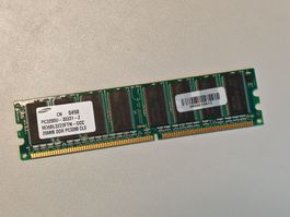 Samsung 256MB DDR PC3200 CL3 RAM - Vintage Rarität!