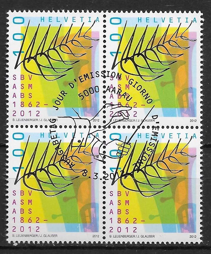 Tutti i francobolli: B1420 - Assoc. CH Musiques B4 obl. 1er j – Usato da Trélex venduto da Phil_Albert