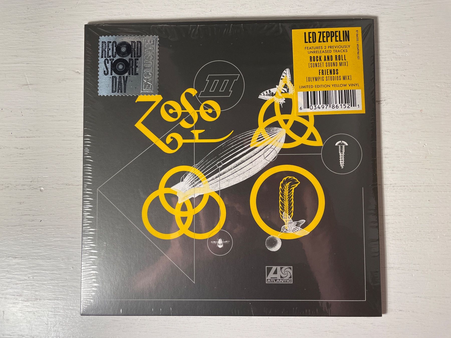 Dischi in vinile: Led Zeppelin - Rock And Roll - 7" RSD Single, yellow – Usato da Zürich venduto da Andy_t71