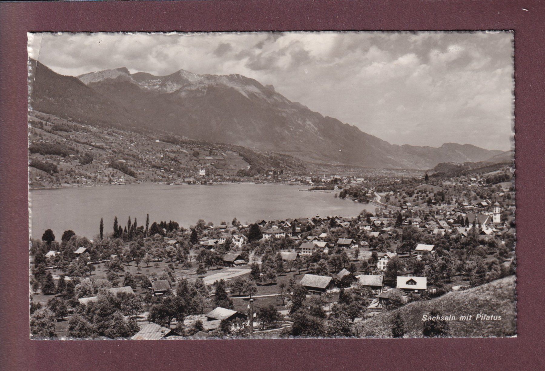 Cartoline postali: SACHSELN - Pilatus - 1948 – Usato da Pully venduto da nicecards