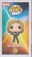 FUNKO POP! MARVEL 516 CAPTAIN MARVEL BOBBLE-HEAD new