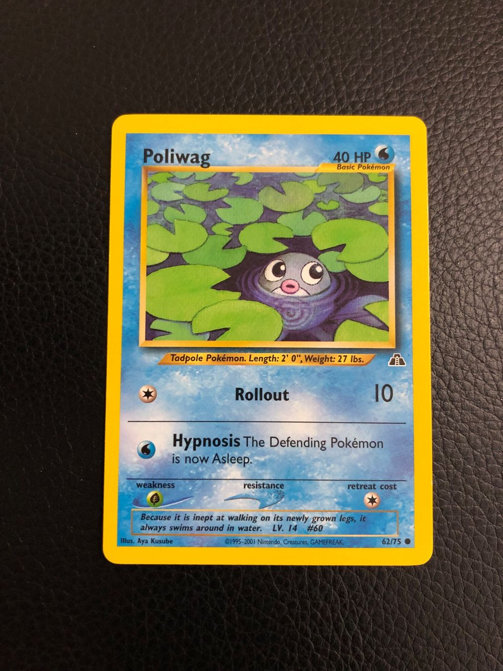 Pokémon Carte collezionabili: Neo Discovery - Poliwag 62/75 Ab 1 – Usato da Paradiso venduto da Pkmn10