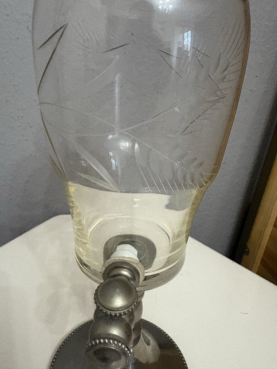Verres: Fontaine  ancienne à liqueur ou etc  – D'occasion à petit lancy par FerreiraLuis 1