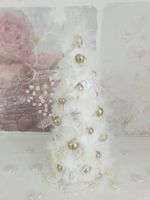 Weihnachtsbaum Tannenbaum Shabby Chic Spitze Weihnachten