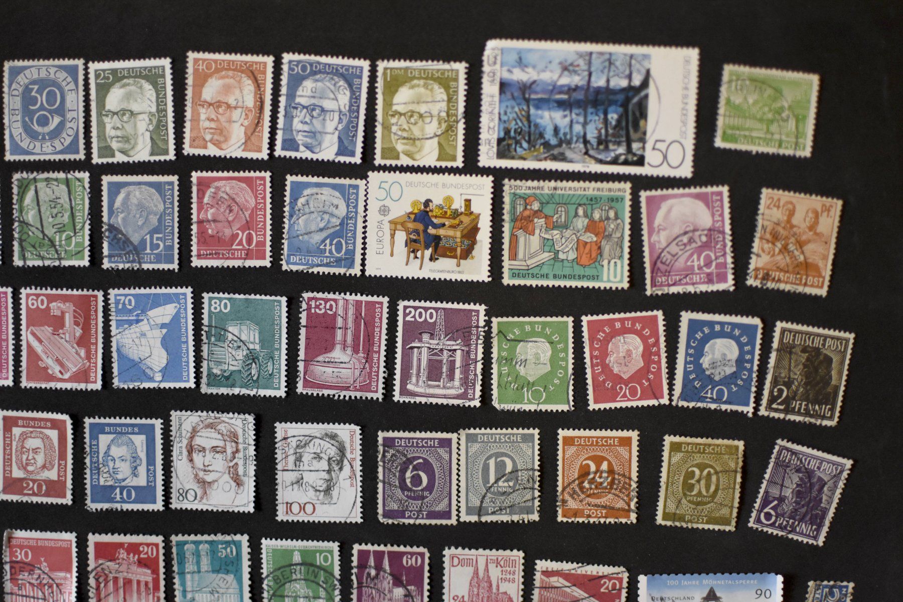 Alle Briefmarken: Lot timbres Allemagne RFA – Gebraucht aus Belmont-sur-Yverdon von bichet02 4