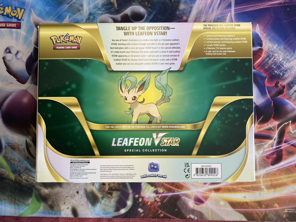 pokemon cards leafeon vstar special collection box Amazon.com: Pokemon Cards: Leafeon VSTAR Special Collection Box : Toys &  Games