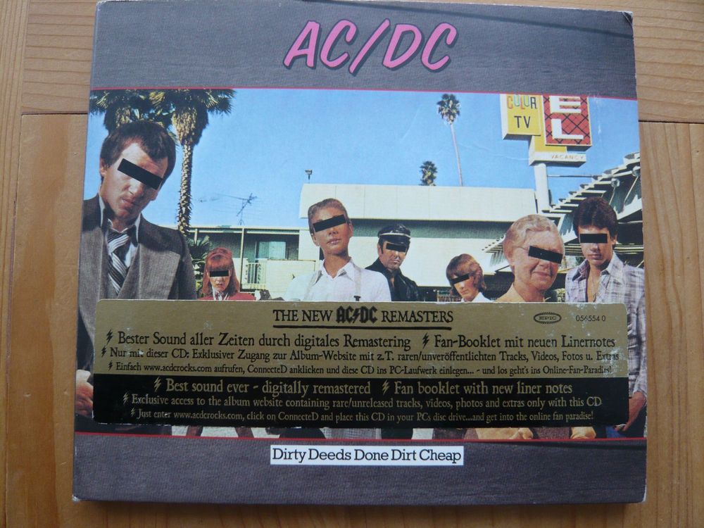 CD AC/DC Dirty Deeds Done Dirt Cheap mit Fan-Booklet | Kaufen auf Ricardo