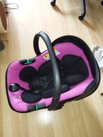 Babyschale BabyGo, Farbe Pink-Schwarz, Top Zustand!