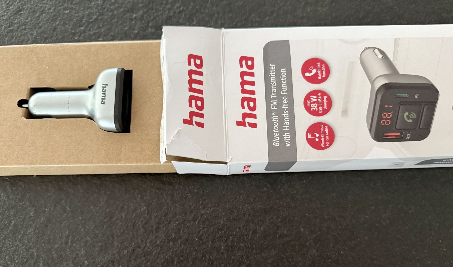 Hama Altro: BLUETOOTH - FM TRANSMITTER MIT FREISPRECHEINRICHTUNG – Usato da Langnau i.E. venduto da Rbigi 1