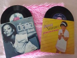 DONNA SUMMER ** DIANA ROSS ** UPSIDE DOWN ** SHE WORKS HARD