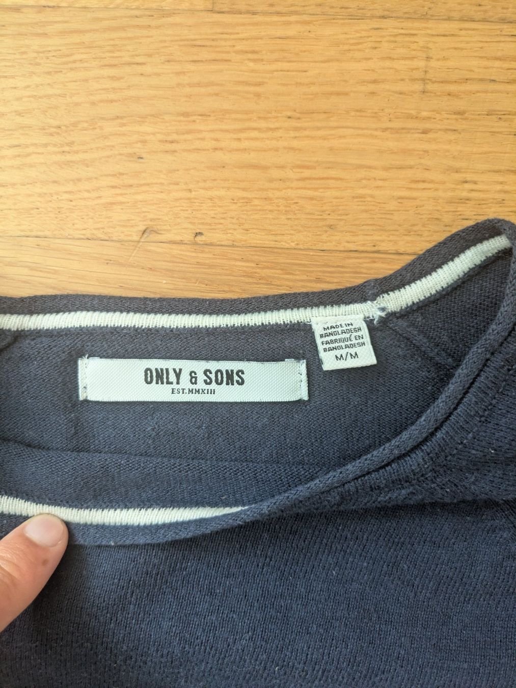 Maglioni & Felpe: Only&Sons Herren Pullover, Grösse M, Dunkelblau, Top! – Usato da Ittigen venduto da Deriento 1