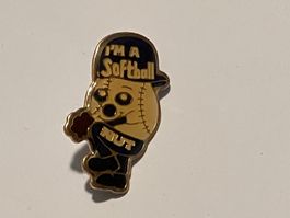 1 Pin I'm a Softball Nut