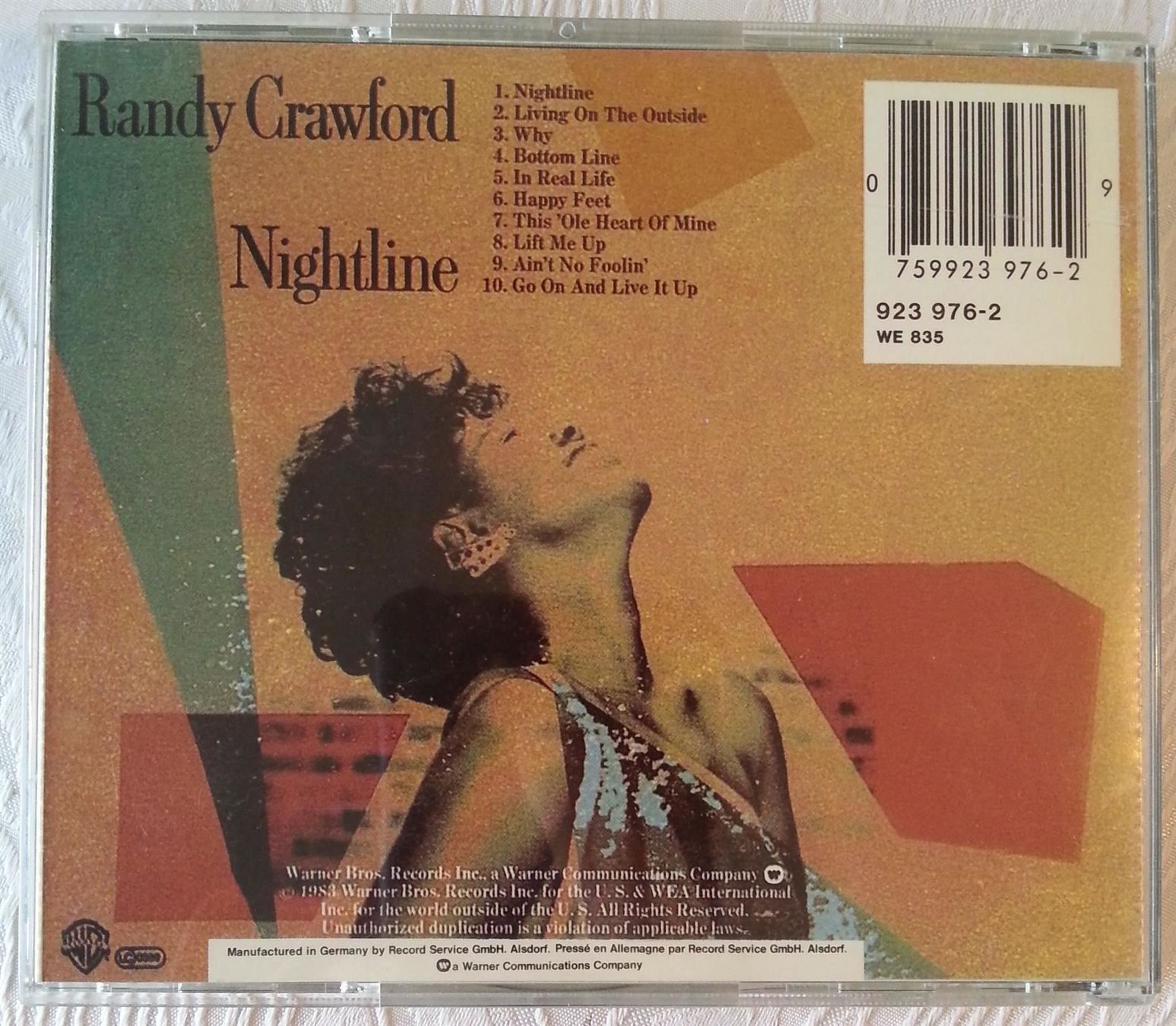 CD: CD Randy Crawford – Nightline – Usato da Oberriet SG venduto da ganesh435 2