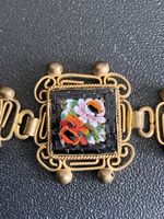 Hübsches Vintage Mosaik-Armband, filigrane Handarbeit
