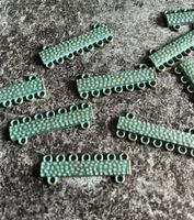 Lot Connectoren türkis Patina – Schmuck Verbinder Basteln