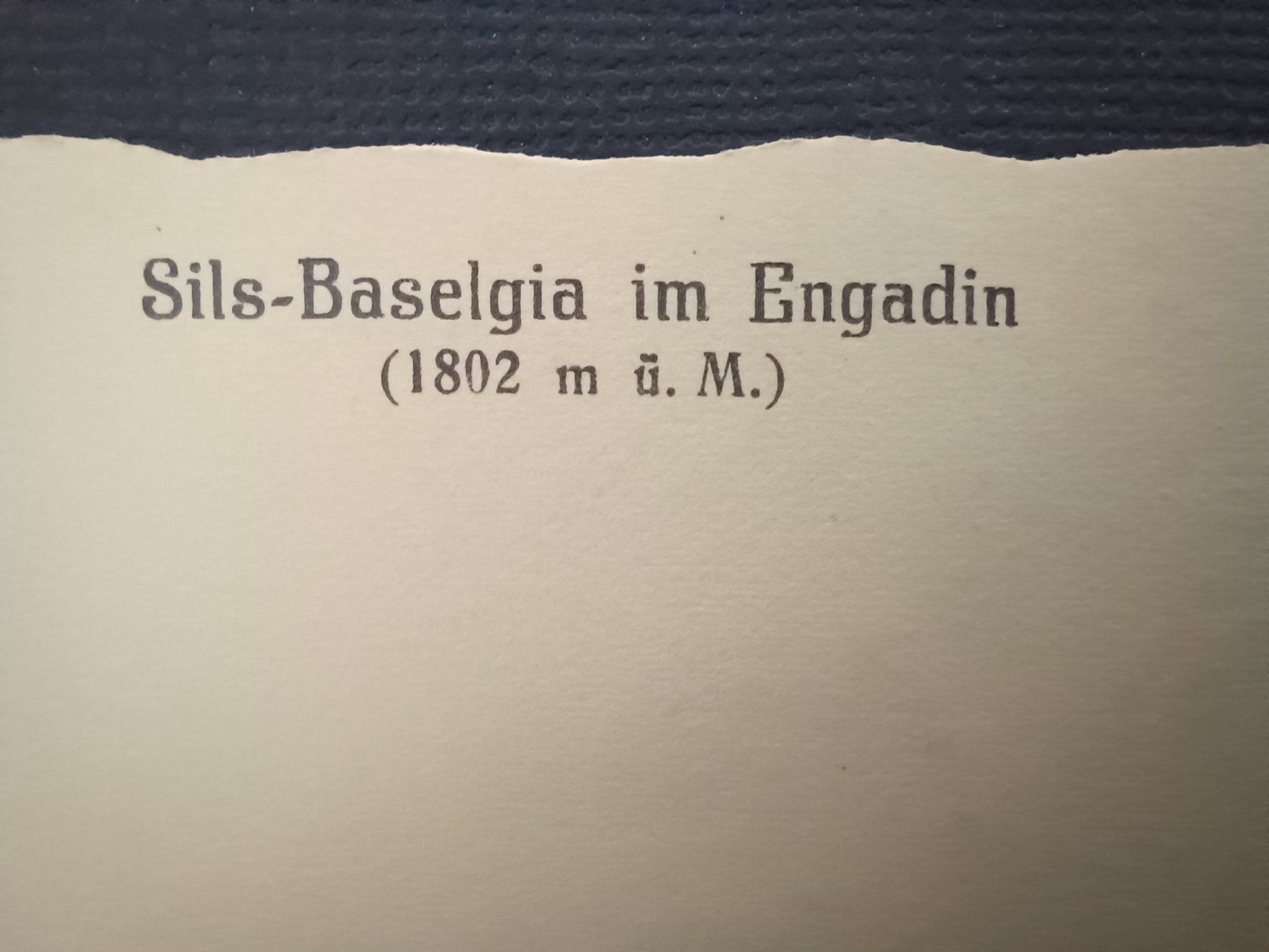 Cartoline postali: GR, No. 16, Sils-Baselgia, Engadin – Usato da Aarau Rohr venduto da mgvw 2