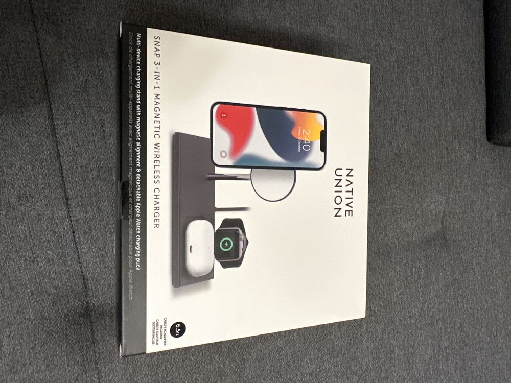 Native Union Snap 3-1 Magnetic Wireless Charger | Kaufen auf Ricardo