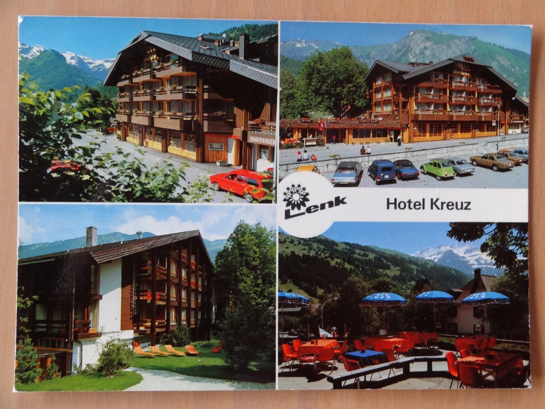 Cartoline postali: Lenk - Hôtel Kreuz Lenk - 1980 – Usato da St Léonard venduto da Riglin