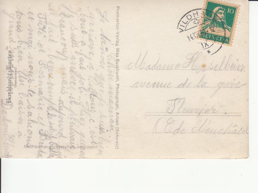 Cartoline postali: Lisighaus 1930 – Usato da Bürglen TG venduto da StampGraf 1