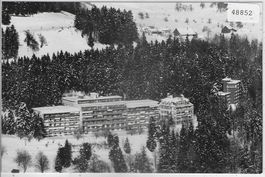 Flugaufnahme Zürcher Heilstätte Wald ZH - Faltigberg Winter