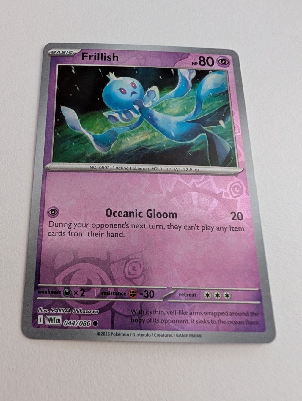 Pokémon Cartes à collectionner: Frillish Pokemon Reverse Holo Card WHT EN – D'occasion à Hünenberg See par SpecialEditionGaming
