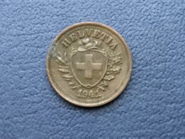 1 Rappen 1941. VZ ungereinigt