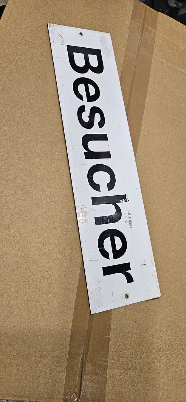 Insegne: Besucher Parkplatz Schild – Usato da Baar venduto da Vel...Baar45