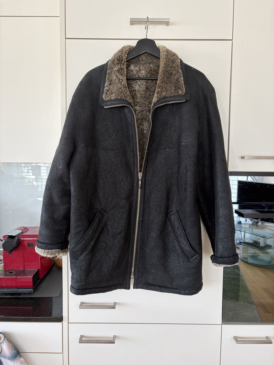 Vestes: Schöne Rauhlederjacke mit Lammfellfutter – Neuf (Voir description) à Wettingen par jim_h2xg 1