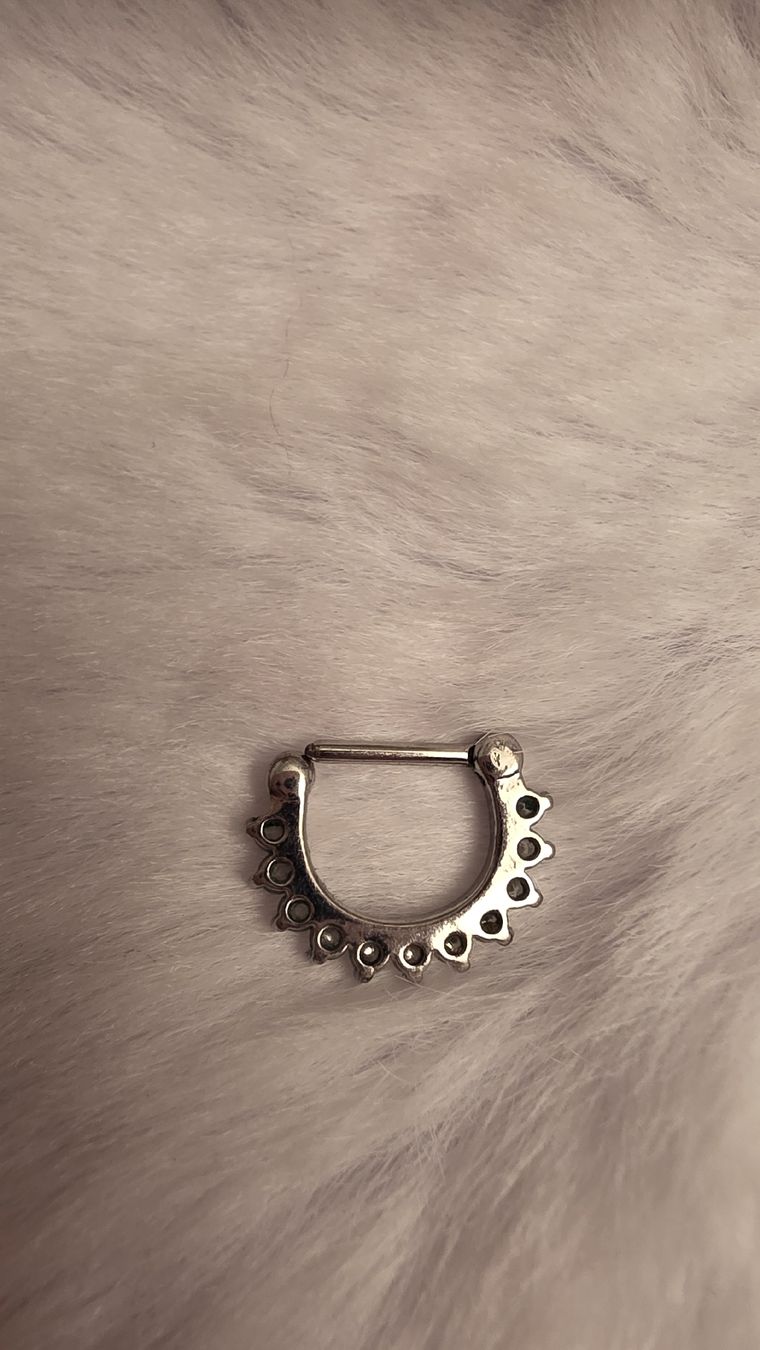 Piercingschmuck: Septumpiercing mit Steinen – Neu (gemäss Beschreibung) aus Widen von kev_f5vk 2