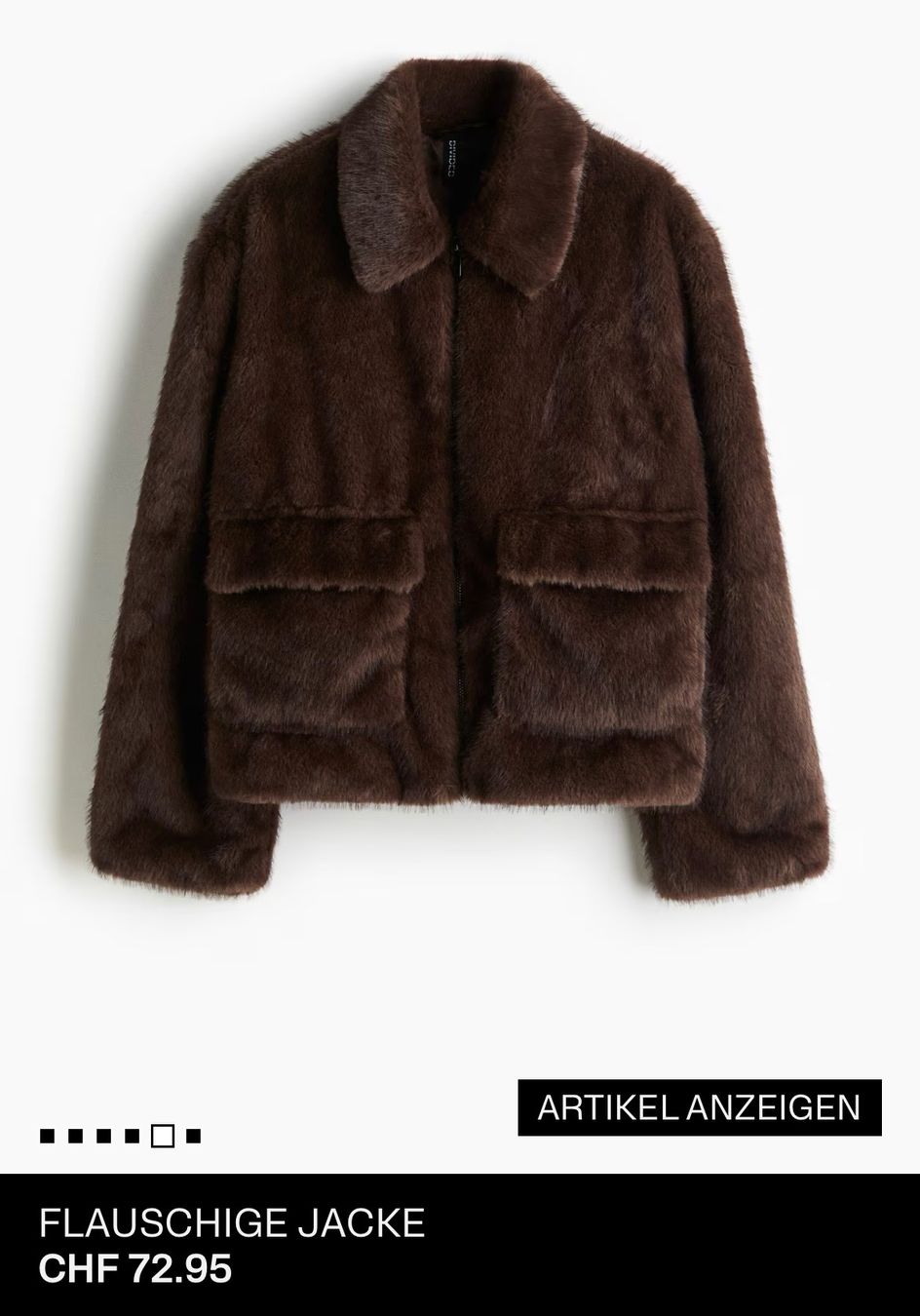H&M Giacche: Kurze Felljacke – Nuovo (secondo la descrizione) da Brittnau venduto da A.Romeo 1