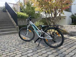 Kinderfahrrad Bulls weiss türkis neuwertiger Zustand