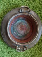 Antike Kupferschale mit Henkeln Durchmesser 45 cm gebraucht,