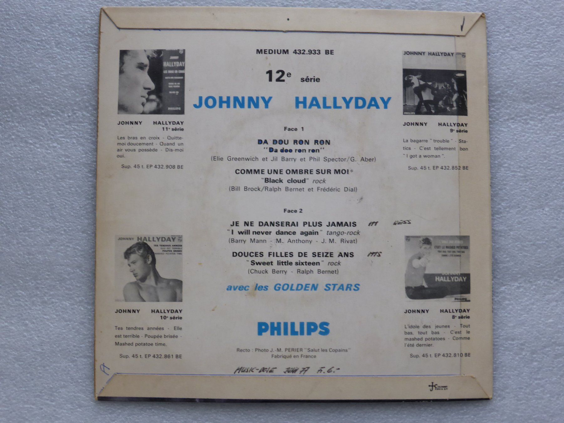 Dischi in vinile: Vinyl Single   EP  JOHNNY HALLYDAY – Usato da Küssnacht am Rigi venduto da Mondkinder 3