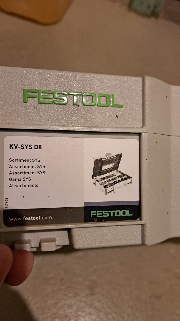 Ferramenta: Festool KV-SYS D8 DOMINO Verbinder Satz – Usato da Bern venduto da Moritz_Glauser 3