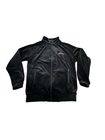 Schwarze Veloursjacke Grösse  XS, Top Zustand!