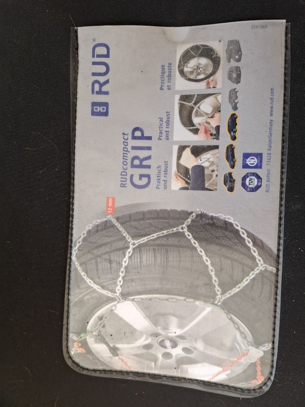 Rud Catene da neve: Chaînes à neige RUD Compact Grip 4035  – Nuovo (secondo la descrizione) da Gumefens venduto da Papillon010 1
