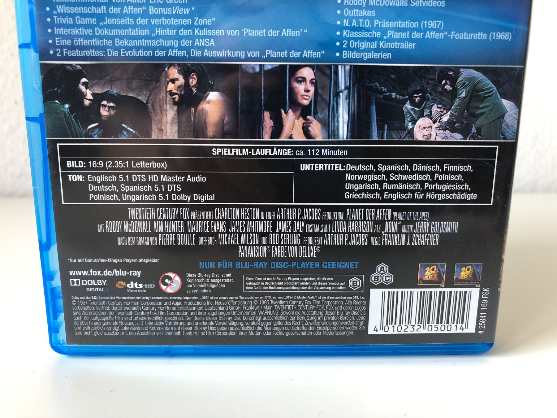 Alle DVDs: Planet der Affen (1968) - Bluray – Gebraucht aus Bern von  2