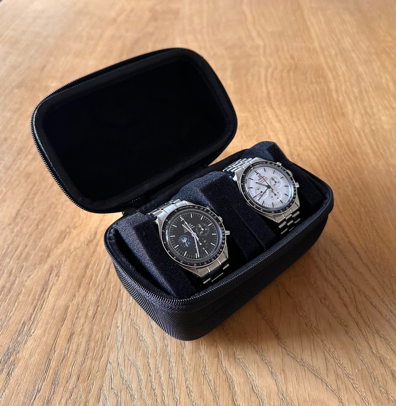 Scatole porta orologi: Uhrenbox für 2 Uhren – Nuovo e nell'imballaggio originale da Solothurn venduto da CaylanK 6