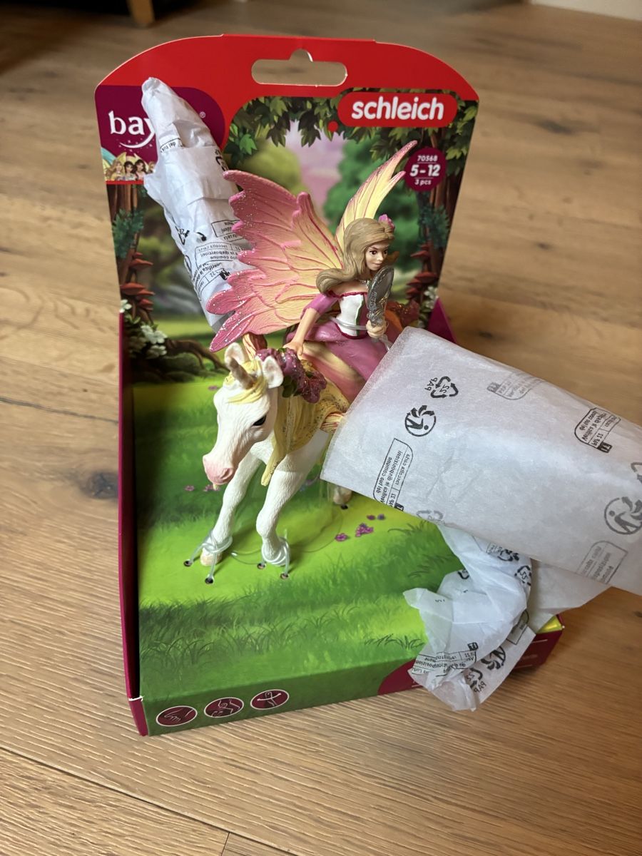 Schleich Statuette: Bayala: Feya mit Pegasus-Einhorn – Nuovo (secondo la descrizione) da Wermatswil venduto da vlang
