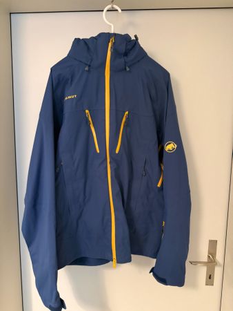 Mammut DRYtech Premium Hardshell-/Skijacke Herren Gr. M blau