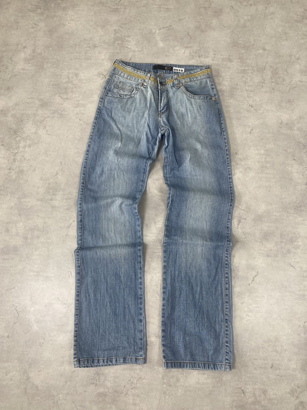 Roberto Cavalli Jeans: Roberto Cavalli Backprinted Flared Jeans Blue – D'occasion à Wald ZH par Drue36sechs 2