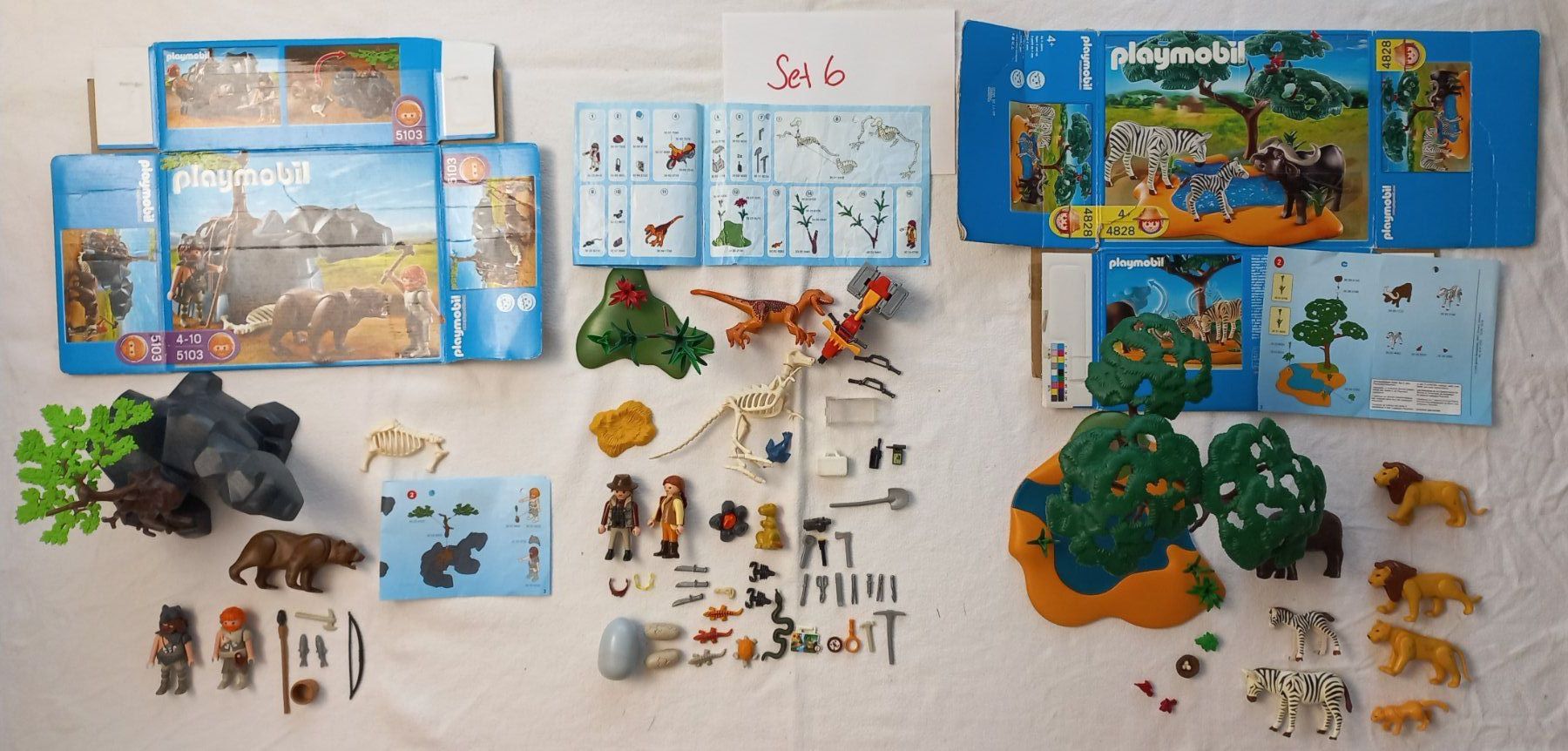 Playmobil Giocattoli: Playmobil, Dino-Expedition, Steinzeit und Savanne – Usato da Oberkirch LU venduto da Renntiger0