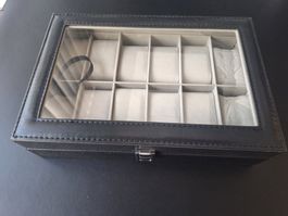 Uhrenaufbewahrungsbox für 12 Uhren