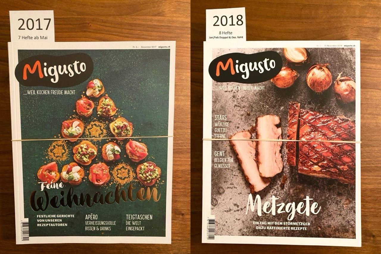 Libri: Migusto Kochbuch Magazine-Sammlung 2017-2026 – Nuovo (secondo la descrizione) da Meggen venduto da Prkz77 6