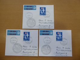 1.III.56 TOP rare FDC alle drei Sprachen