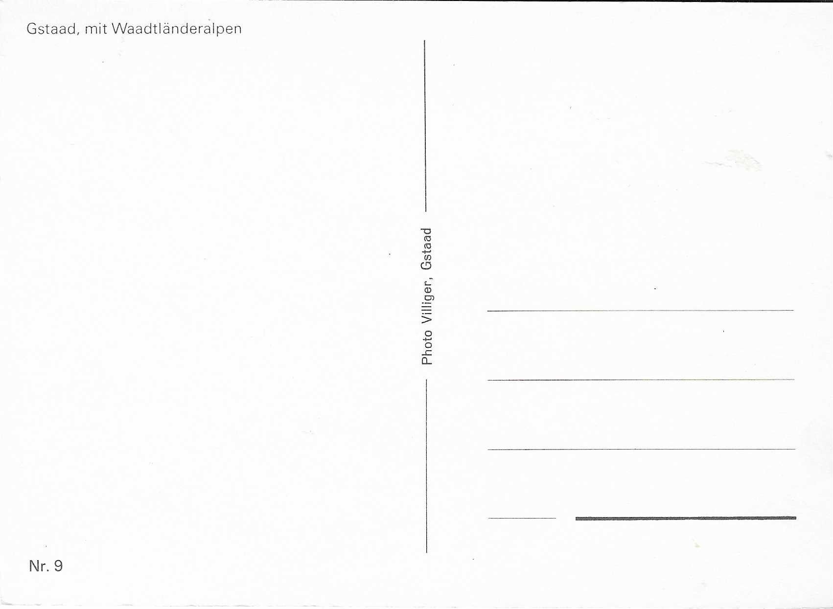 Cartoline postali: Gstaad BE – Nuovo (secondo la descrizione) da Rothrist venduto da Stranglehold 1